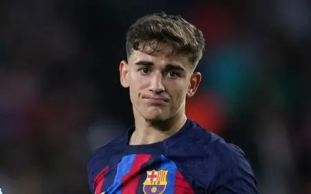 جافي يغيب عن برشلونة لنهاية 2025