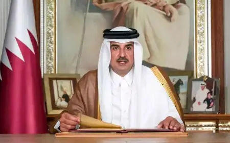 أمير دولة قطر للرئيس الأمريكي: نحن نعول عليك لمساعدة سكان غزة