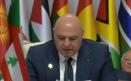 الرئيس اللبناني يطالب إسرائيل بالانسحاب من الجنوب وإطلاق الأسرى