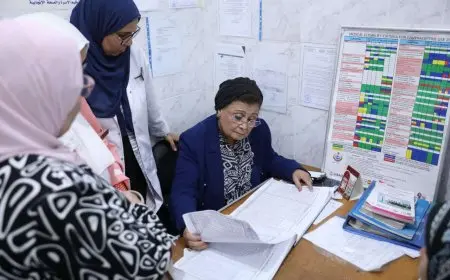 نائب وزير الصحة تتفقد منشآت صحية بكفر الشيخ استعدادا لتدشين مراكز تميز لخدمات ما حول الولادة