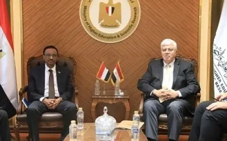 وزير التعليم العالي يلتقي نظيره السوداني لبحث سبل تعزيز التعاون المشترك 