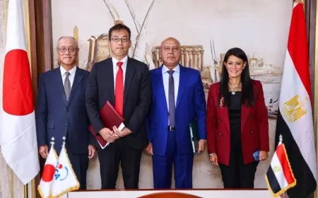 مصر واليابان توقعان اتفاق الشريحة الرابعة لمشروع إنشاء المرحلة الأولي من الخط الرابع لمترو أنفاق القاهرة الكبرى