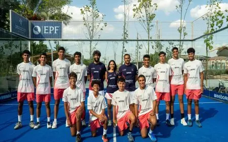 بعثة الناشئين تصل إسبانيا لخوض تصفيات كأس العالم للبادل