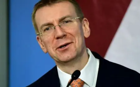 رئيس لاتفيا: يجب الوصول إلى حل الدولتين والسلام العادل والشامل