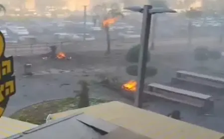 بالفيديو.. لحظة استهداف إيلات بمسيرة حوثية وإصابة 22 إسرائيلي