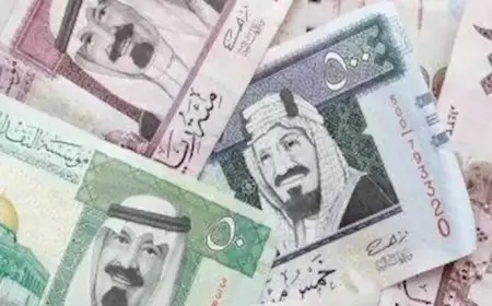 انخفاض سعر الريال السعودي مقابل الجنيه في 5 بنوك خلال تعاملات اليوم