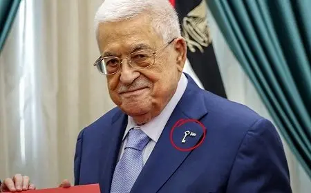 مفتاح العودة.. دبوس عباس يثير غضب إسرائيل