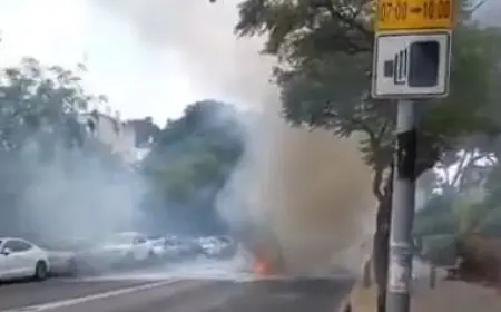 انفجار سيارة في تل أبيب يؤدي إلى وقوع إصابات