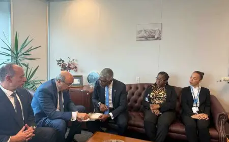 وزير الطيران يبحث مع نظيره الأنجولي تعزيز التعاون في المجالات المختلفة