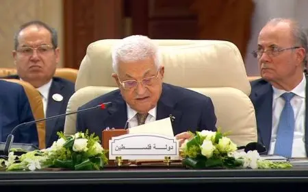 الرئيس الفلسطيني يدعو إلى الإفراج عن جميع الرهائن والأسرى من الجانبين