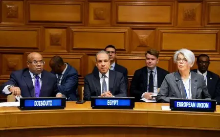 وزير الخارجية يشارك في الاجتماع رفيع المستوى حول تمويل بعثة الاتحاد الأفريقي للدعم والاستقرار في الصومال