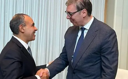 وزير الخارجية يلتقي رئيس جمهورية صربيا على هامش أعمال الجمعية العامة للأمم المتحدة