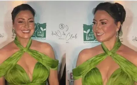 بـ”فستان جريء”.. نرمين الفقي على السجادة الحمراء بمهرجان الغردقة (صوروفيديو)