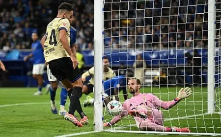 برشلونة ينجو من فخ أوفييدو ويهزمه في الدوري