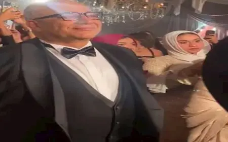 17 صورة من حفل زفاف نجل الفنان بيومي فؤاد