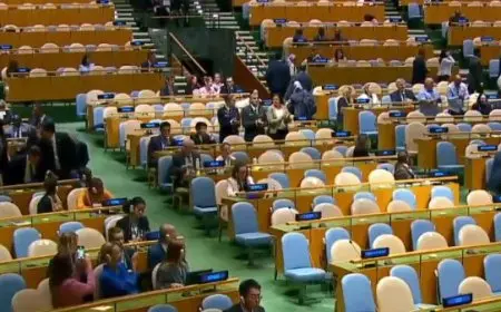 واللا العبري: بعثة فلسطين بالأمم المتحدة عممت رسالة للانسحاب خلال خطاب نتنياهو