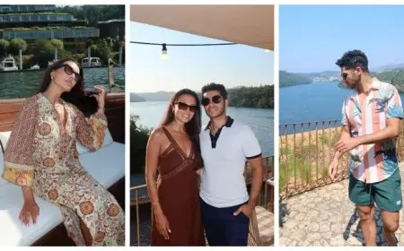 15صورة رومانسية.. مينا مسعود وإيميلي يستمتعان بشهر العسل في البرتغال