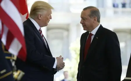 أردوغان: مباحثاتنا مع ترامب جرت في مناخ ودي وبناء ومثمر