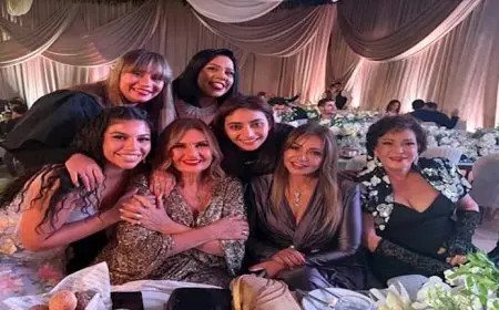 “الفستان خطير”.. ليلى علوي تنشر صور جديدة من حفل زفاف نجل بيومي فؤاد والجمهور يعلق