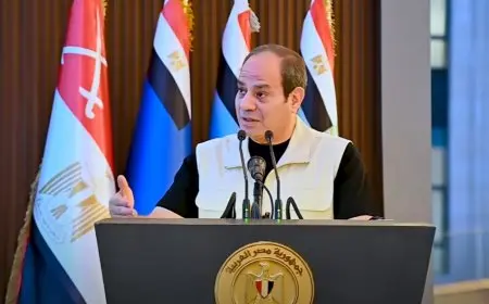 الرئيس السيسي يوجه رسالة لطلاب الأكاديمية العسكرية: أوعوا تهدروا قيمتكم