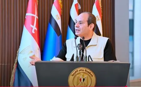 الرئيس السيسي: نحن مسالمون.. لكن لا أحد بفضل الله وقوته يستطيع أن يؤذي مصر