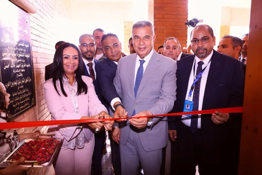 وزيرة التضامن ومحافظ الإسكندرية يفتتحان مركز التأهيل لذوي الإعاقة ببرج العرب