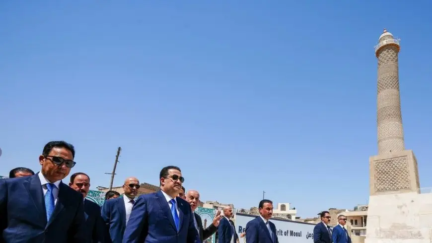 السوداني: عودة مئذنة الحدباء تمثل علامة انتصار كبير على الإرهاب في العراق
