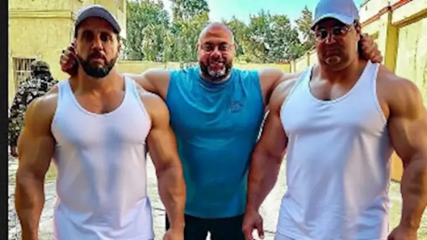 أجسام مفتولة العضلات.. معتز التوني مع شيكو وهشام ماجد في كواليس “اللعبة 5”