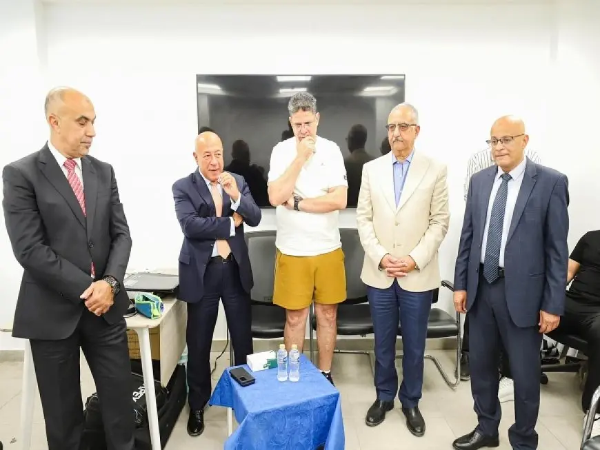 رئيس البنك الأهلي يجتمع بأيمن الرمادي وجهازه الفني الجديد