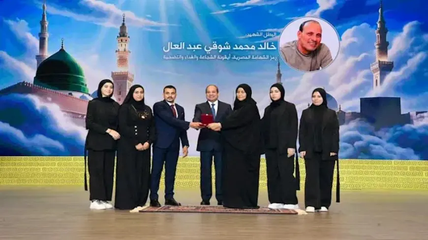 خالد شوقي.. ماذا فعل “شهيد الشهامة” ليكرمه الرئيس السيسي فى احتفالية المولد؟