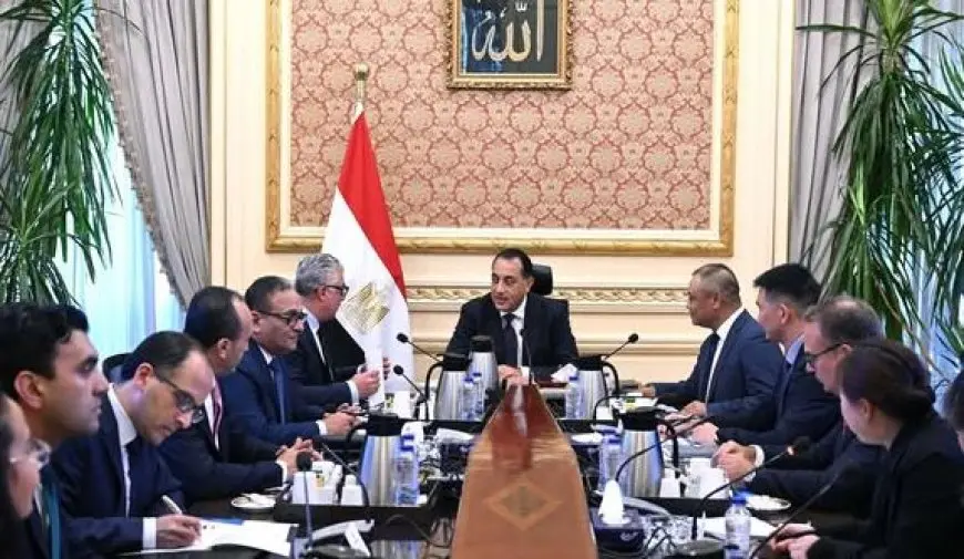 رئيس الوزراء يلتقي رئيس شركة إيليت سولار الصينية المصنعة لمكونات محطات الطاقة الشمسية والرياح