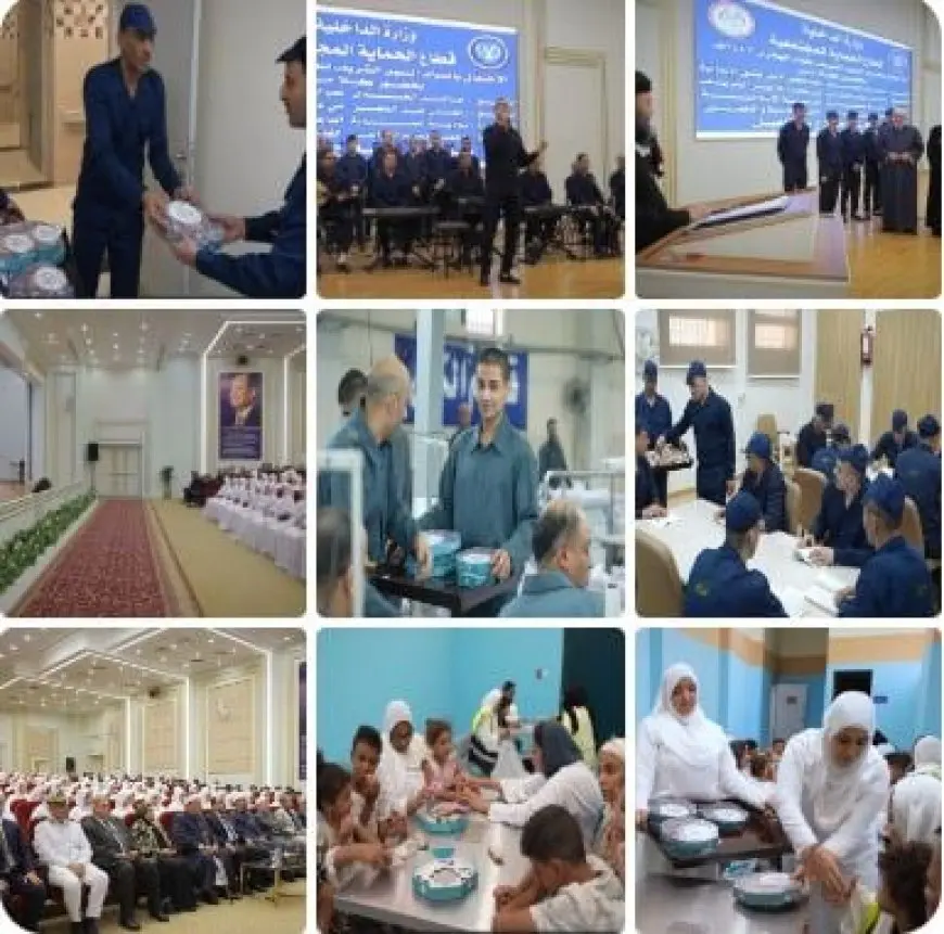 قطاع الحماية المجتمعية ينظم إحتفالية لنزلاء مراكز الإصلاح والتأهيل بمناسبة المولد النبوى الشريف
