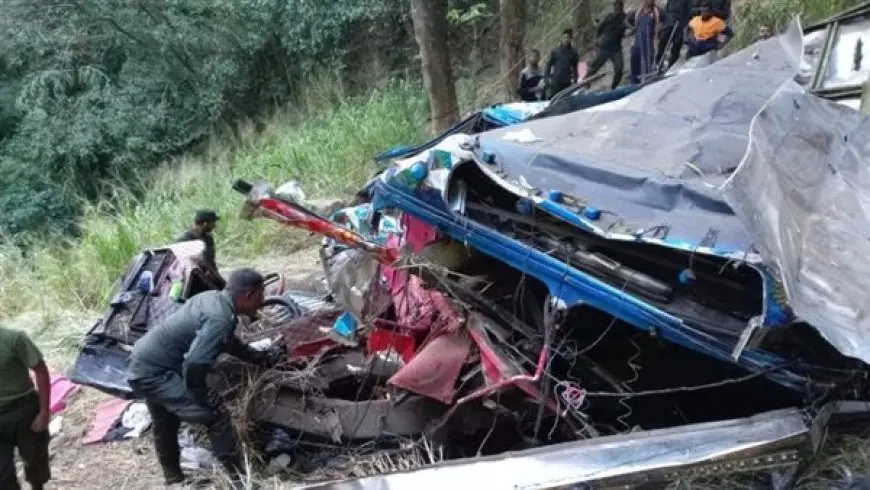 مقتل 15 شخصا وإصابة 16 إثر سقوط حافلة ركاب في جرف جبلي في سريلانكا
