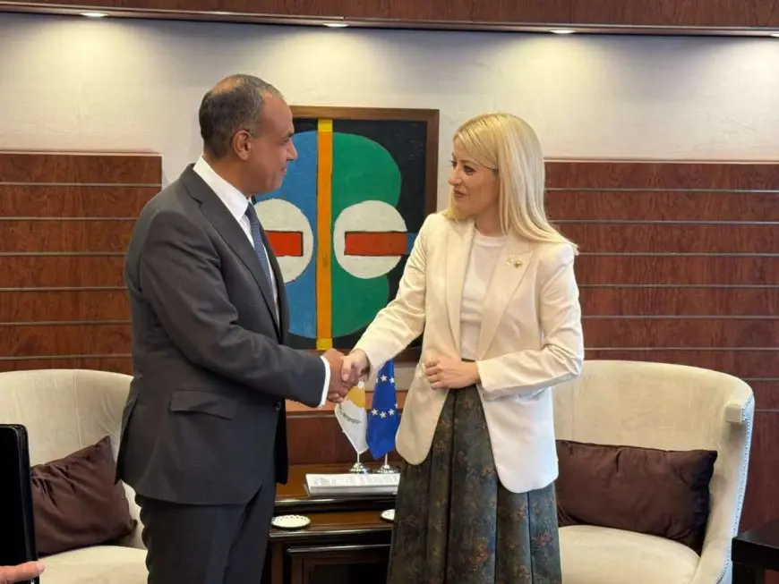وزير الخارجية يبحث مع رئيسة البرلمان القبرصي تعزيز التعاون الثنائي وملف الطاقة شرق المتوسط