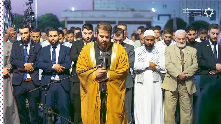 أدهم نابلسي يؤم المصلين في معرض دمشق الدولي ويتصدر “التريند”