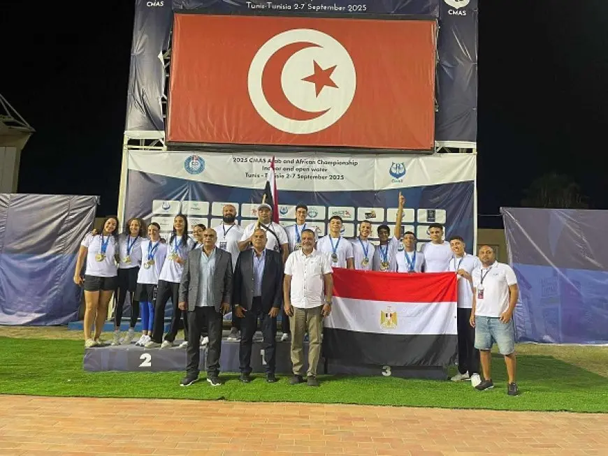 منتخب السباحة بالزعانف يتصدر البطولة العربية والإفريقية برصيد 30 ميدالية