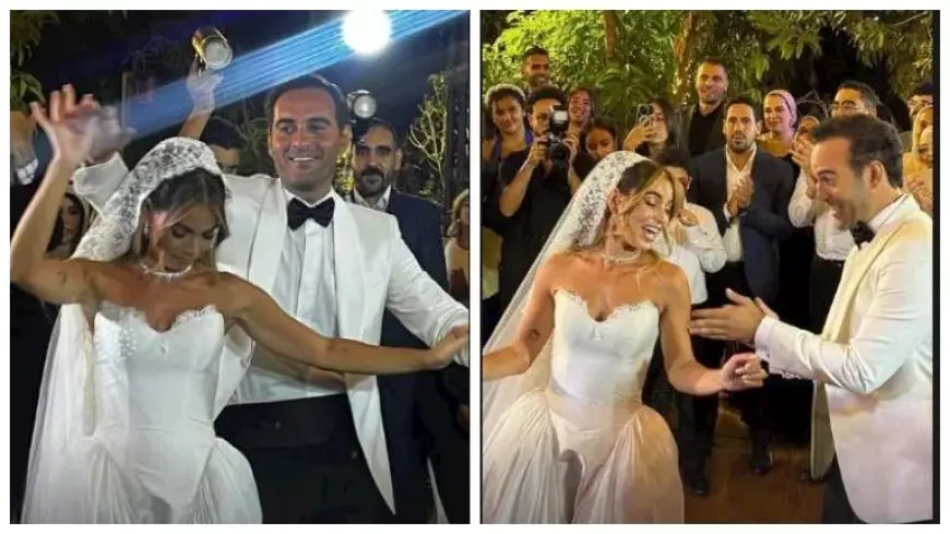 25 صورة ومعلومات عن هاجر السراج من حفل زفافها