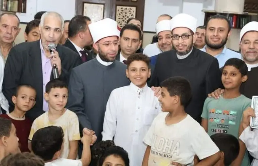وزير الأوقاف يشهد احتفالا لتكريم حفظة القرآن الكريم بمسجد سيدي إبراهيم بالمرج