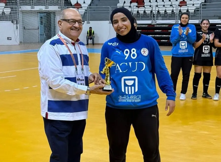 جهاد وائل أفضل لاعبة في مباراة مصر وبوركينا فاسو ببطولة إفريقيا لليد