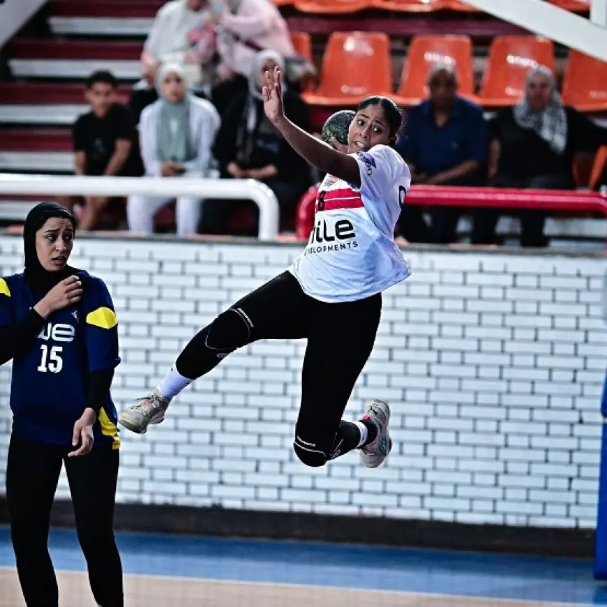 فوز سيدات يد الزمالك على الجزيرة في الدوري