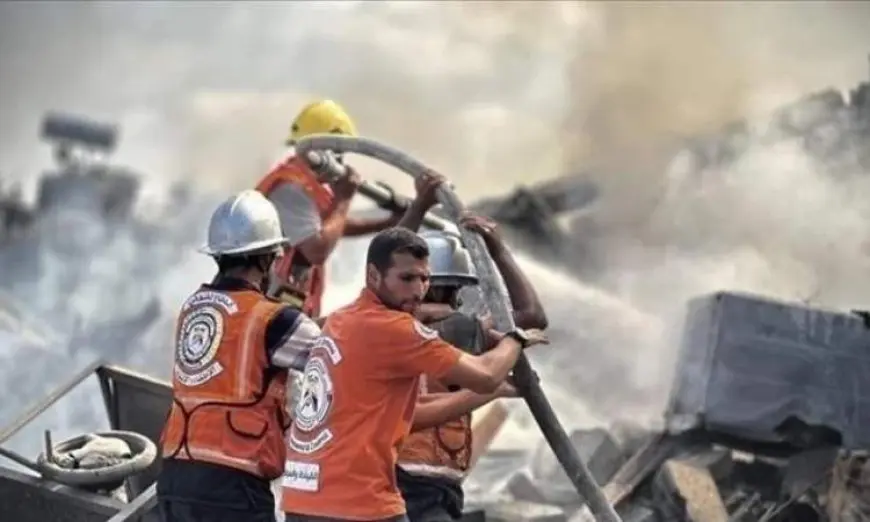 انتشال شهداء ونقل مصابين.. 43 مهمة متنوعة نفذها الدفاع المدني بغزة