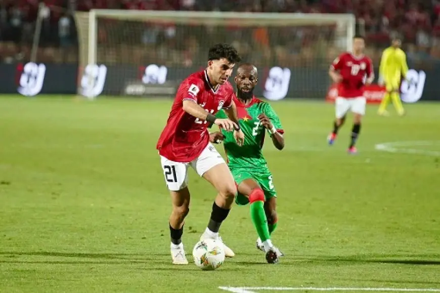 مصر تتعادل سلبيا مع بوركينا في الشوط الأول