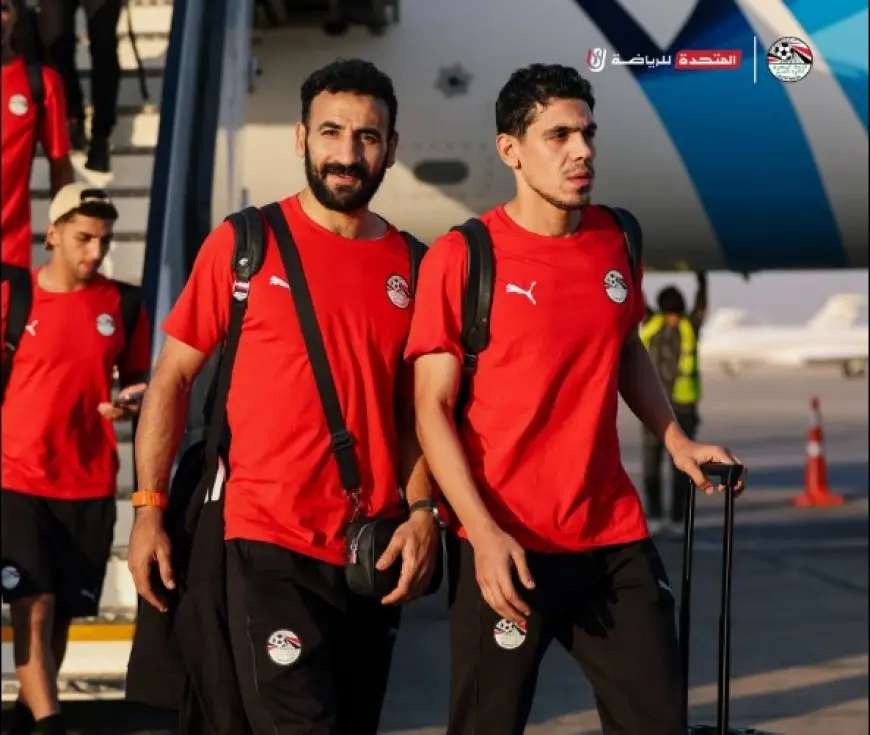بعثة منتخب مصر تصل القاهرة بعد التعادل مع بوركينا