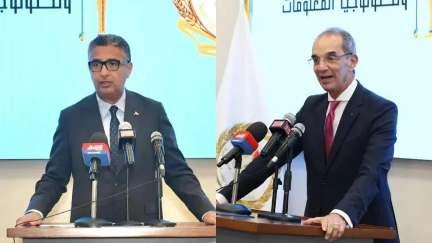 وزيرا الاتصالات والتموين يطلقان استمارة تحديث بيانات المواطنين بمحافظة بورسعيد