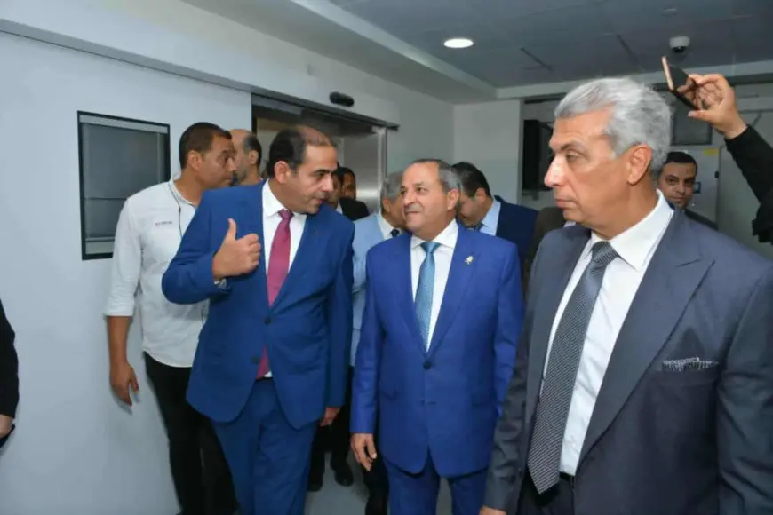 افتتاح التشغيل التجريبي لمستشفى جامعة بورسعيد