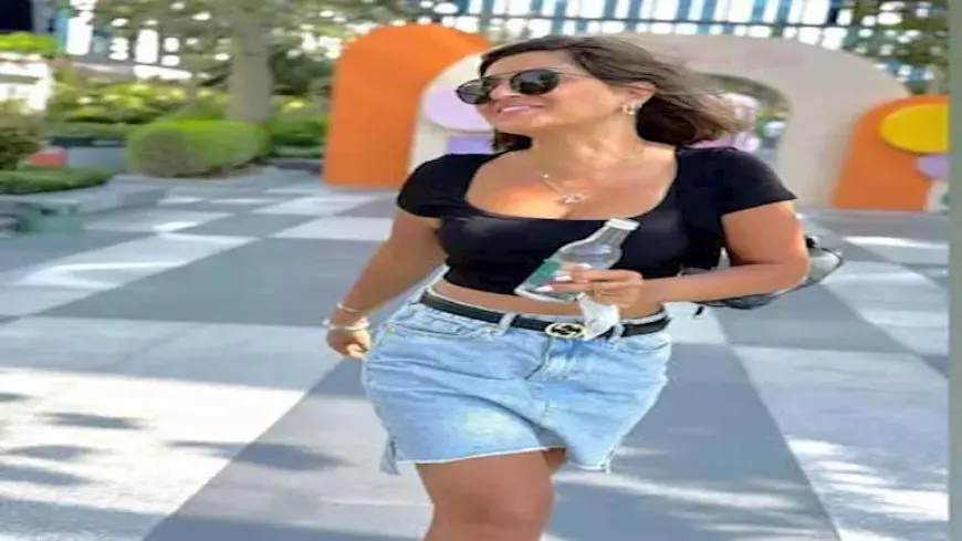 بـ”كروب توب وجيبة قصيرة”.. أحدث ظهور لـ منة فضالي بعد عيد ميلادها (صور)