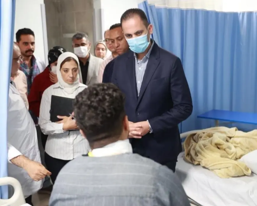 نائب وزير الصحة يتفقد مستشفى علاج الأورام في سمالوط والمركز الإقليمي لنقل الدم بالمنيا