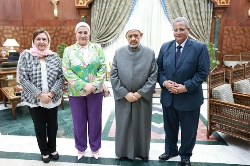 شيخ الأزهر يبحث التعاون مع رئيس المجلس القومي للطفولة والأمومة لدعم ورعاية الأطفال والنشء