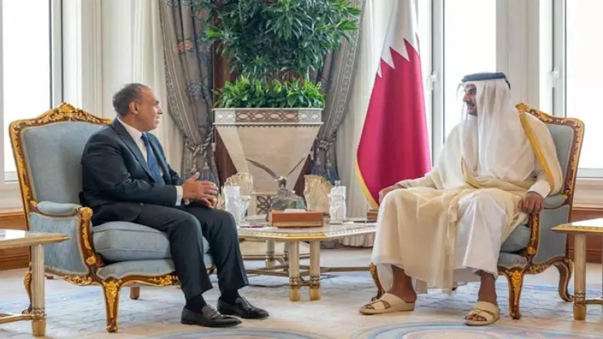 رسالة تضامن ودعم من الرئيس السيسي إلى أمير قطر