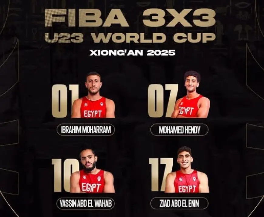 قائمة منتخب شباب السلة ببطولة كأس العالم 3×3 بالصين